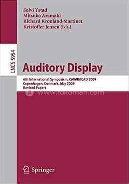 Auditory Display - LNCS-5954