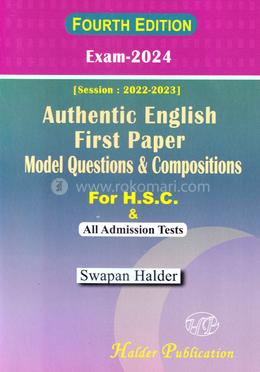 Authentic English First Paper Model Question and Composition for H.S.C and All Admission Tests (Fourth Edition) With solution image