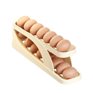 Automatic Roll-Down Double-Layer Egg Organizer image