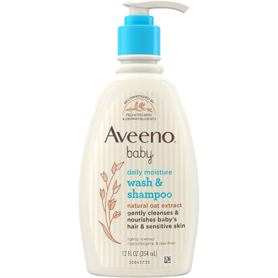 Aveeno Baby Wash and Shampoo 354 ml image