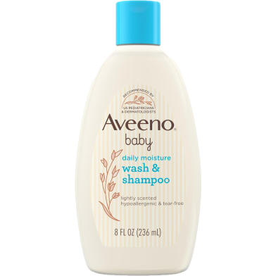 Aveeno Baby Wash and Shampoo Lightly Scented 236 ml image