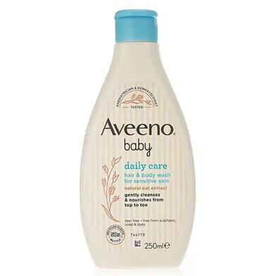 Aveeno Daily Care Baby Hair and Body Wash for sensitive skin - 250ml image