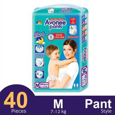 Avonee Pant System Baby Diaper (M Size) (7-12kg) (40pcs) image