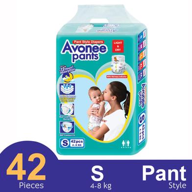 Avonee Pant System Baby Diaper (S Size) (4-8kg) (42pcs) image