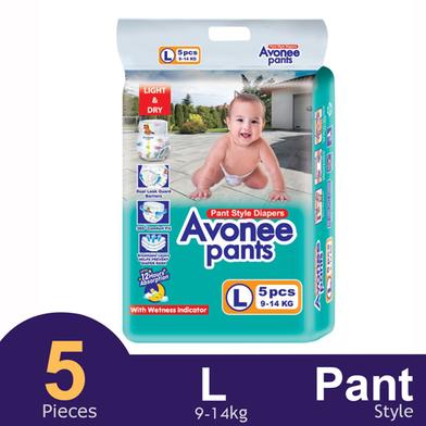 Avonee Pants System Baby Daiper (L Size) (9-14kg) (5Pcs) image
