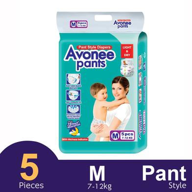Avonee Pants System Baby Daiper (M Size) (7-12kg) (5Pcs) image