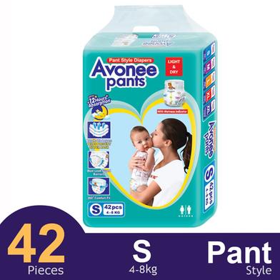 Avonee Pants System Baby Daiper (S Size) (4-8kg) (42Pcs) image