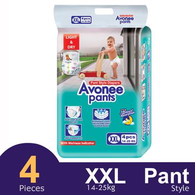 Avonee Pants System Baby Daiper (XXL Size) (14-25kg) (4Pcs) image