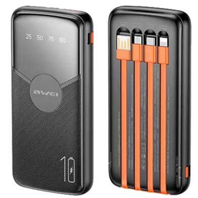 Awei P67K 10000mah Multiple Output Power Bank image