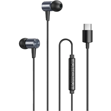 Awei TC-2 Type C Wired In-Ear Earphones With Mic Control image
