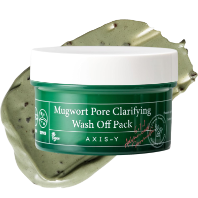 Axis Y Mugwort Pore Clarifying Wash Off Pack - 100ml image