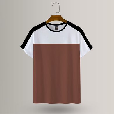 Azan Lifestyle: Contrast T-shirt- AT145- Size XXL image