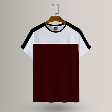 Azan Lifestyle: Contrast T-shirt- AT146- Size XL image