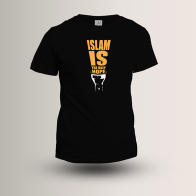Azan Lifestyle: Dawah T-shirt- (Black)- Size XL image