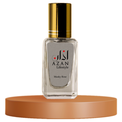 Azan Lifestyle Musky Rose Attar - 4.25ml image