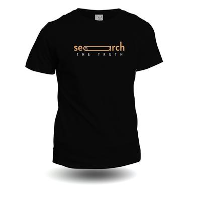 Azan Lifestyle Search The Truth Carded Cotton Half Sleeve Dawah T-shit for Men (AT131 Black M Size) image