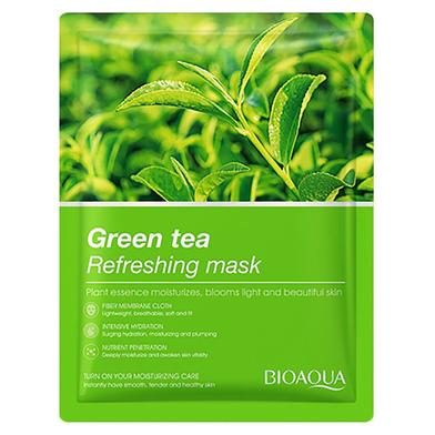 BIOAQUA Green Tea Refreshing Face Sheet Mask – 25gm image