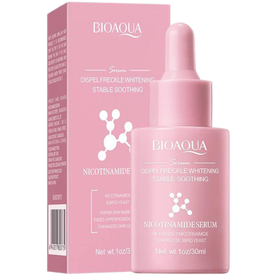 BIOAQUA Niacinamide Whitening Face Serum Dark Spot Remover Moisturizing Anti-Aging Anti-Wrinkle Brighten Facial Skin Care -30ml image