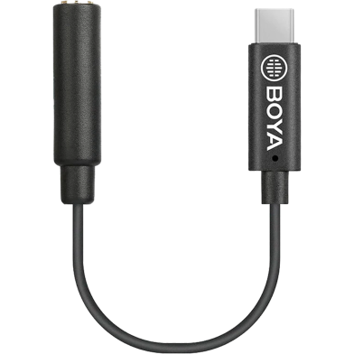 BOYA BY-K4 – 3.5mm TRS (Female) to Type-C (Male) Audio Adapter image