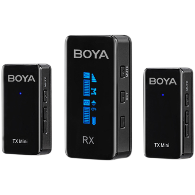 BOYA BY-XM6-S2 Mini Ultra Compact 2.4GHz Dual-Channel Wireless Microphone System image