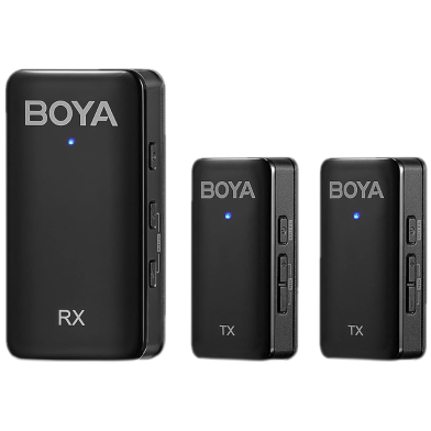 BOYA Wmic5-M2 Ultracompact 2.4GHz Dual-Channel Wireless Microphone System image