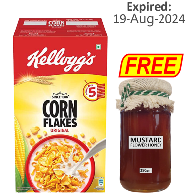 BUY 1 Kelloggs Corn Flakes 250gm GET 1 Mustard Honey 250gm FREE!! image