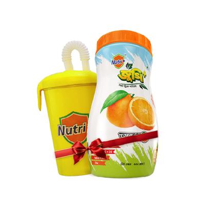 BUY 1 Nutri Plus Juicee Plus Orange Jar (কমলার জুস জার) - 500 gm GET 1 Water Bottle (পানির বোতল) FREE image
