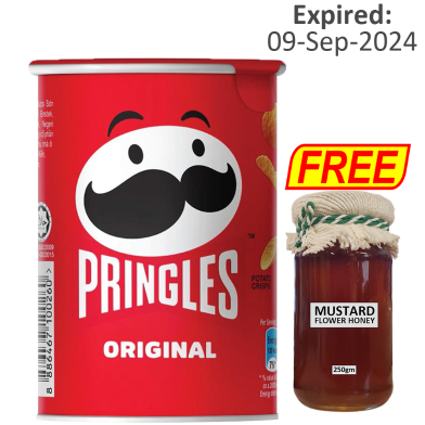 BUY 1 Pringles Original Potato Chips 42g GET 1 Mustard Honey 250gm FREE!! image