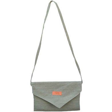 Baah Green Mint Jute Purse (W 10 x H 9) image