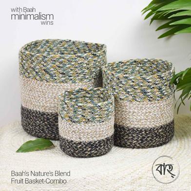 Baah’s Nature’s Blend Fruit Basket 8 Inch-Combo image