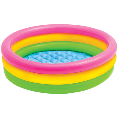 Baby Bath Tub, Baby Swimming Pool With Electric Pumper (58x13 Inch) - Multicolor. image
