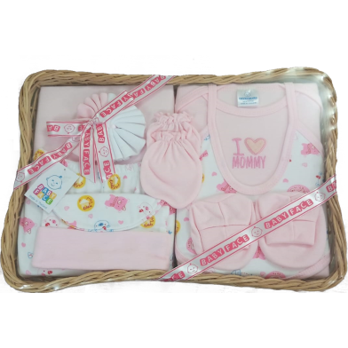 Baby Face I Love Mommy Newborn Baby Gift Set (9pcs) image