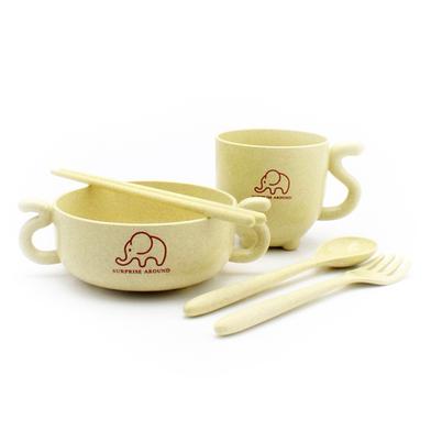 Baby Feeding Set Spoon Cup Mug Fork Chopstick image
