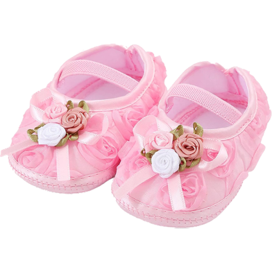 Baby Girls Shoes Soft Sole CN 0 10 Month 1Pair Non Brand Rokomari