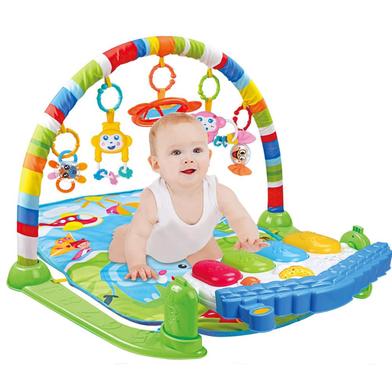 Baby Gym Mat Baby Piano Mat with Music Sound Toys Soft and Comfortable (Any Design) image
