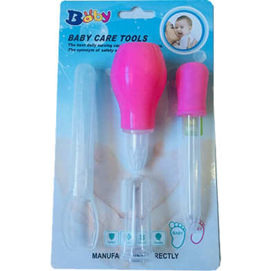 Baby Health Care Set 4 Pcs Pink image