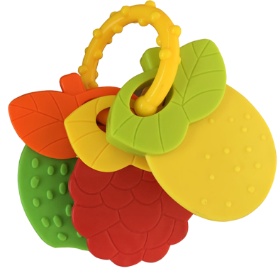Baby Key Teether Silicone Head Teether Fitness CN -1 Pcs image