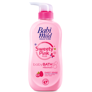 Baby Mild Sweety Pink Plus Baby Bath - 500ml image