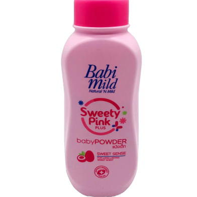 Baby Mild Sweety Pink Plus Baby Powder 180g. image