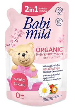 Baby Mild Ultra Mild Liquid Fabric Wash White Sakura Scent 600 ml image