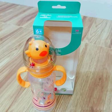 Baby PP Feeding Bottle With Tingling And Handle 270ml 1 Pcs image
