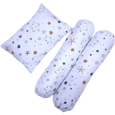 Baby Pillow Set 3 in 1 Random Multicolor and Design image