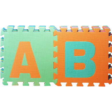 Baby Play Mats 26 Pcs Eva Carpet English Letter (5 Feet X 5 Feet) image
