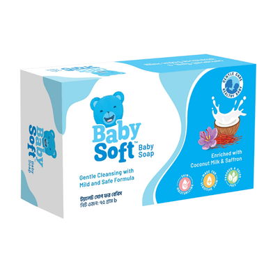 Baby Soft Baby Soap 75gm image