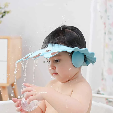 Baby shampoo shower hat discount