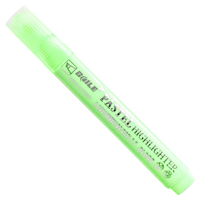 Baile Text Highlighter Assorted Pastel Colors Green 1 Pcs image