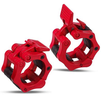 Weight bar outlet clamps