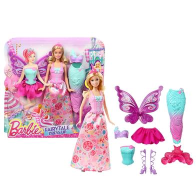 Barbie DHC39 Doll And Fairytale Dress-Up Set image