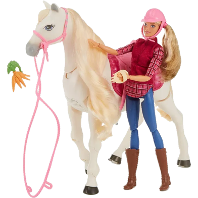 Barbie DreamHorse And Blonde Doll by Mattel image