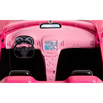 Barbie Estate Vehicle Signature Pink Convertible With Seat Belts DVX59 Barbie Rokomari